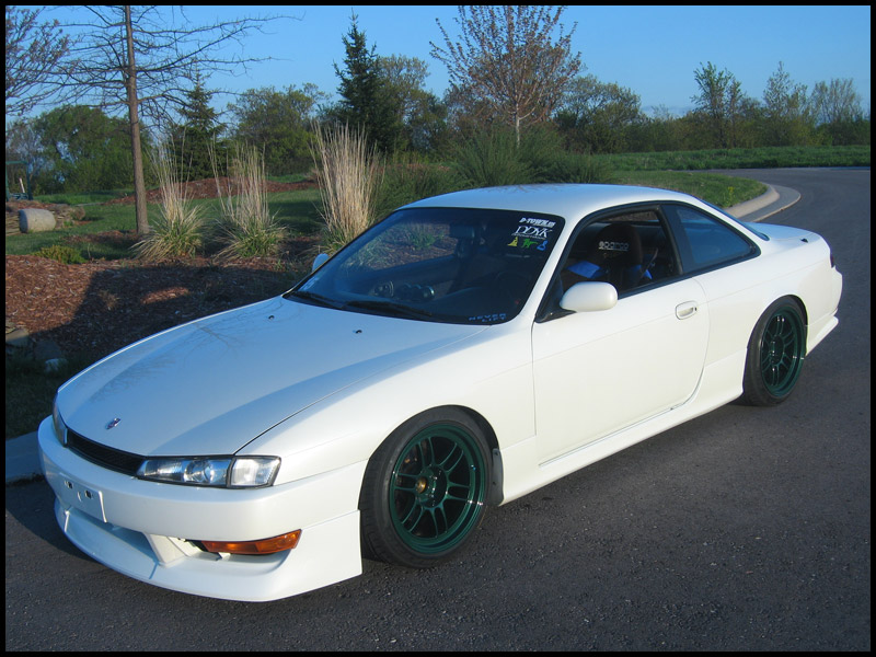 photo 3 Nissan S14 custom wheels Enkei RPF1 17x9.5, ET -2, tire size 235/40 R17. 17x10.0 ET+18 235/40 R17