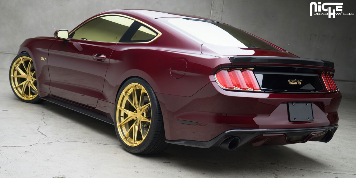 photo 2 Ford Mustang custom wheels Niche Misano 21x9.0, ET , tire size X R21. 21x10.5 ET