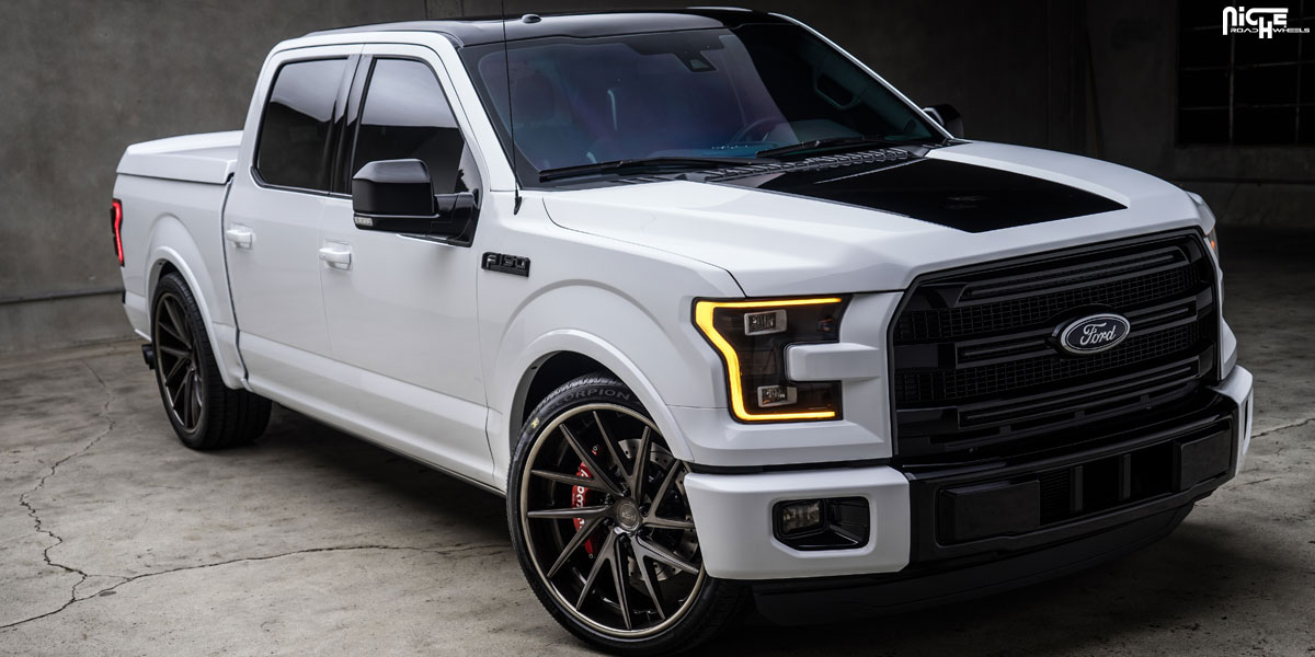 photo 2 Ford F-150 custom wheels Niche Invert 24x10.0, ET , tire size 285/35 R24. 24x10.5 ET 