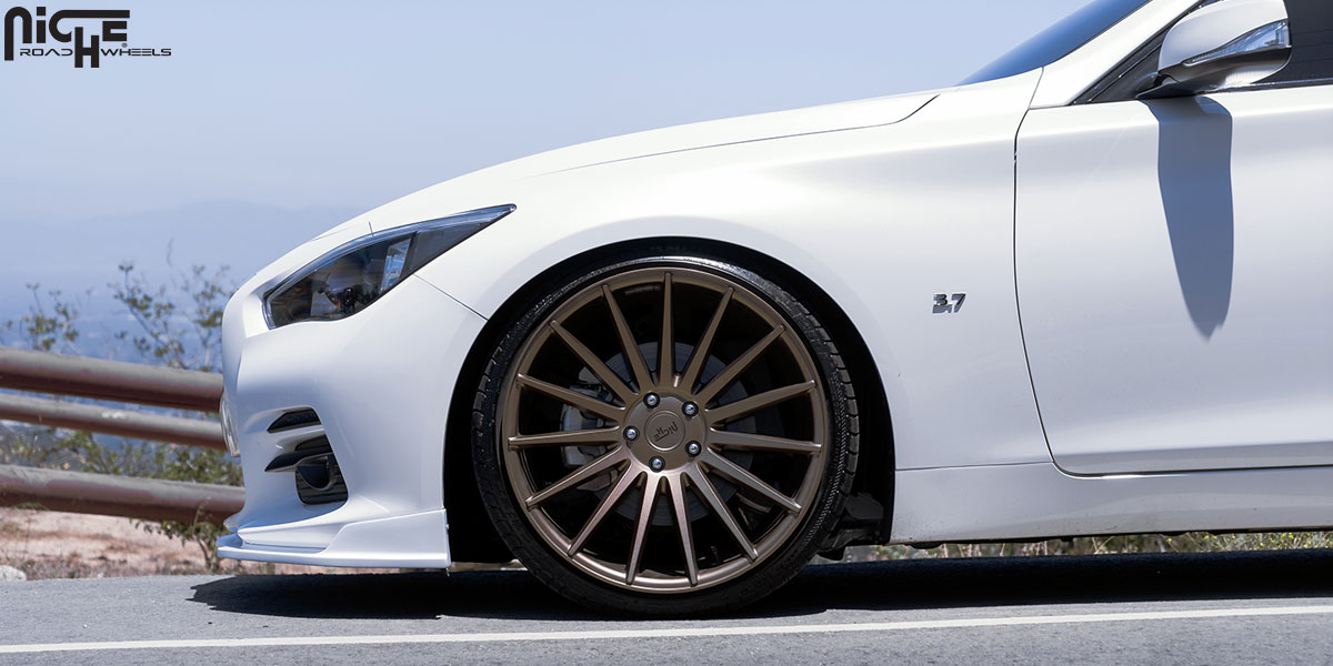 photo 2 Infiniti Q50 custom wheels Niche Form - M158 20x10.0, ET , tire size 245/30 R20. 20x10.5 ET 255/30 R20