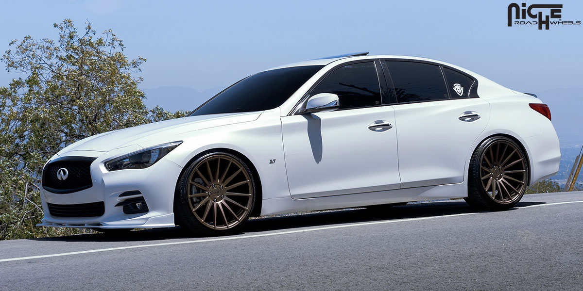 photo 3 Infiniti Q50 custom wheels Niche Form - M158 20x10.0, ET , tire size 245/30 R20. 20x10.5 ET 255/30 R20