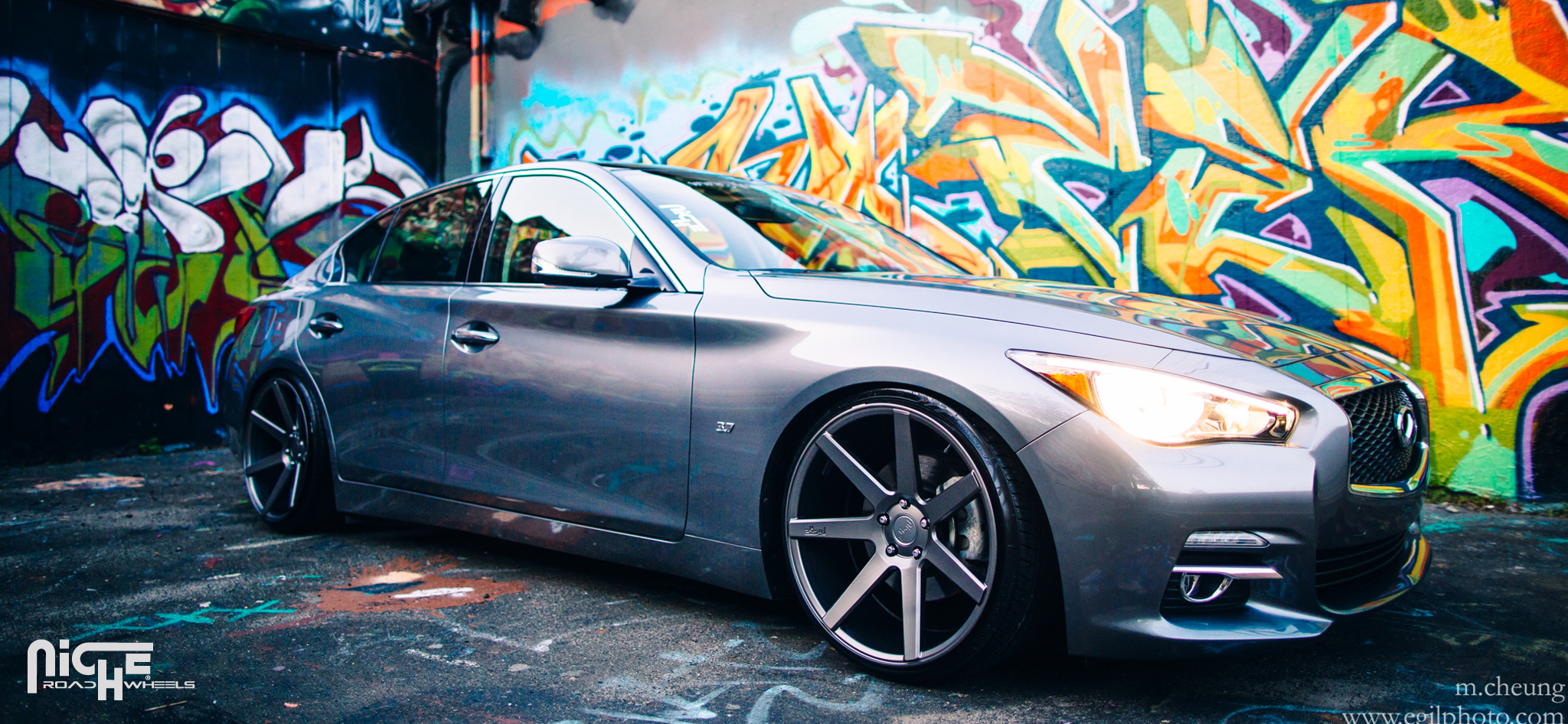 photo 1 Infiniti Q50 custom wheels Niche Verona - M149 20x10.5, ET +30, tire size 245/30 R20. x ET