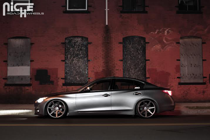 photo 2 Infiniti Q50 custom wheels Niche Verona - M149 20x10.5, ET , tire size 245/30 R20. x ET