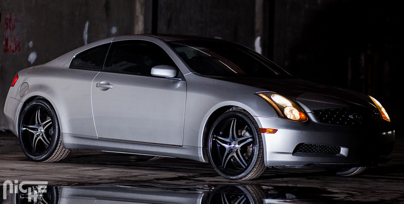 photo 1 Infiniti G35 custom wheels Niche Sportiva - M205 20x8.5, ET +25, tire size 245/30 R20. 20x10.5 ET+30 305/30 R20
