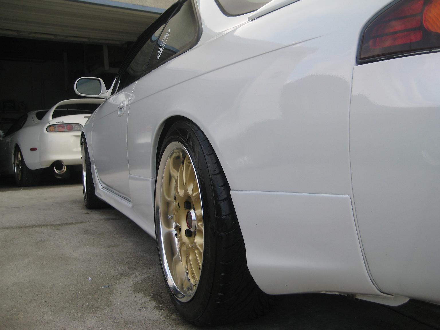 photo 7 Nissan S14 custom wheels volk gt-a 17x8.0, ET +12, tire size 225/45 R17. 17x9.0 ET+12