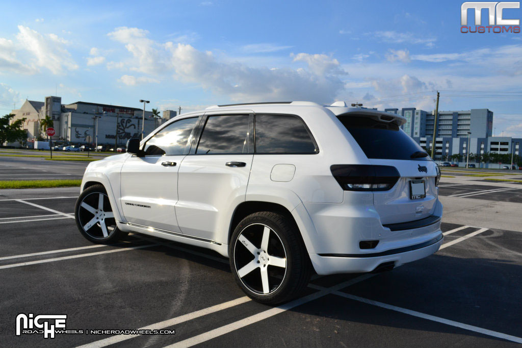 photo 4 Jeep Grand Cherokee custom wheels Niche Milan - M134 22x, ET +35, tire size 285/35 R22. x ET