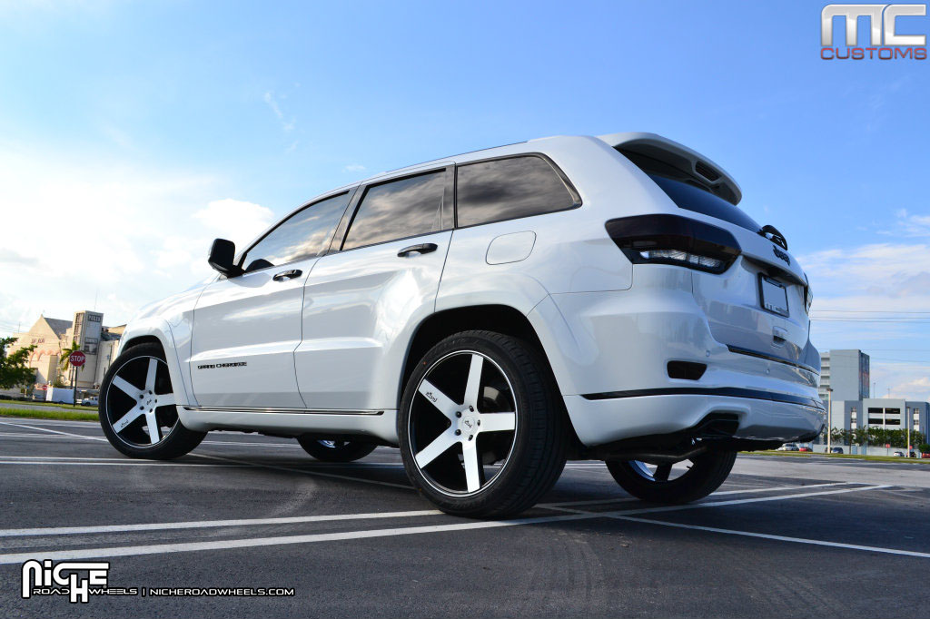 photo 5 Jeep Grand Cherokee custom wheels Niche Milan - M134 22x, ET +35, tire size 285/35 R22. x ET