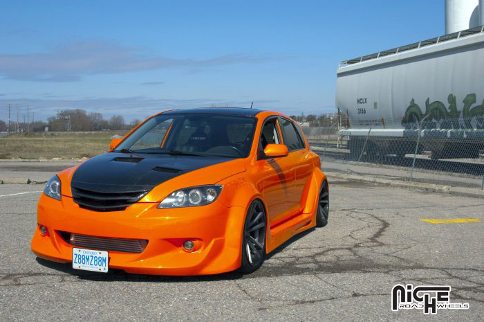 photo 3 Mazda Mazda3 custom wheels Niche Concourse 20x, ET , tire size 235/30 R20. x ET