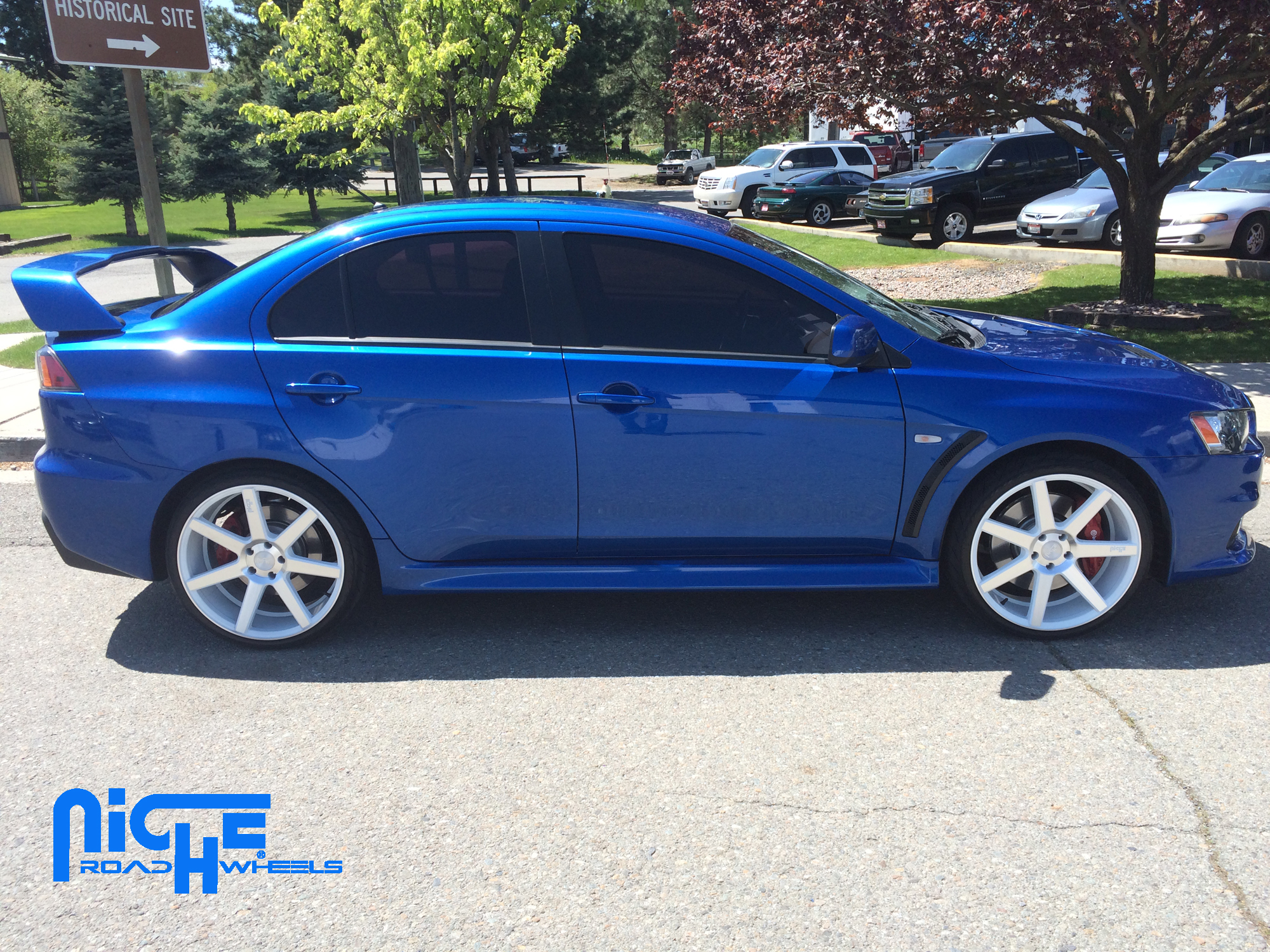 photo 1 Mitsubishi Lancer Evolution custom wheels Niche Verona - M151  20x9.0, ET +25, tire size X R20. x ET