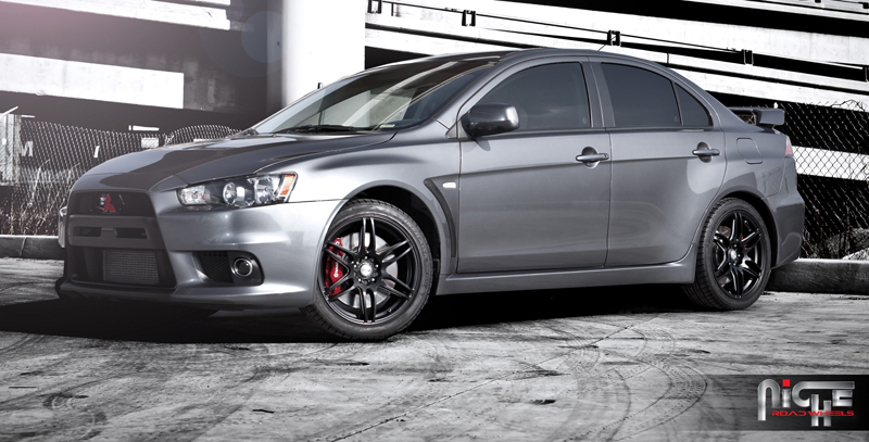 photo 3 Mitsubishi Lancer Evolution custom wheels Niche NR6 - M105 18x8.5, ET , tire size X R18. x ET