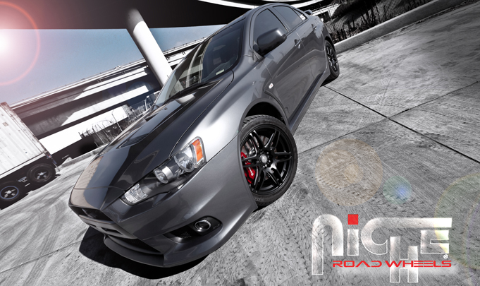 photo 4 Mitsubishi Lancer Evolution custom wheels Niche NR6 - M105 18x8.5, ET , tire size X R18. x ET