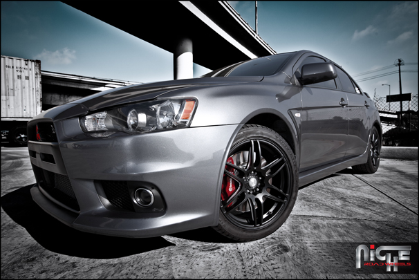 photo 5 Mitsubishi Lancer Evolution custom wheels Niche NR6 - M105 18x8.5, ET , tire size X R18. x ET