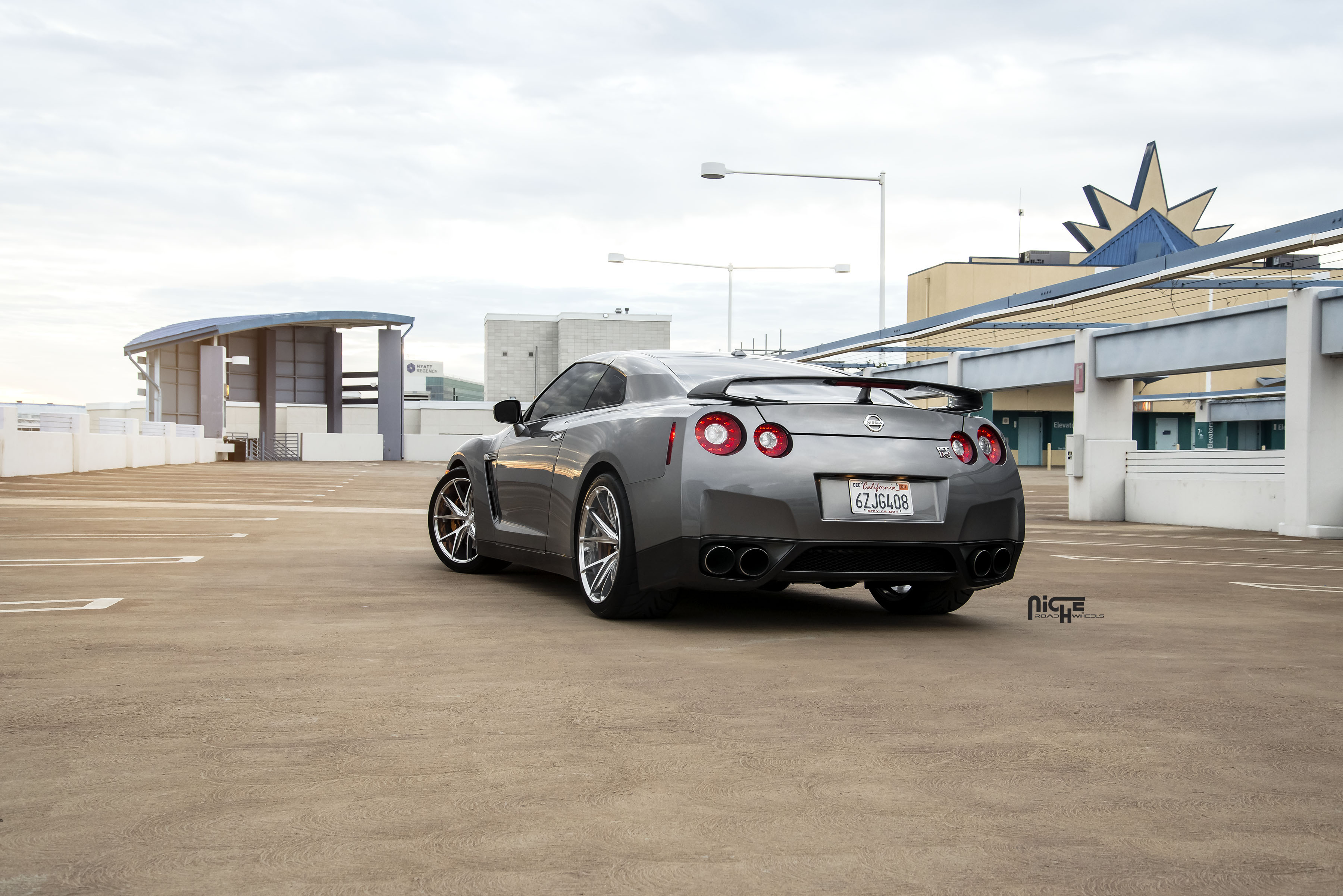 photo 3 Nissan GT-R custom wheels Niche Misano 20x10.0, ET , tire size X R20. 20x12.0 ET