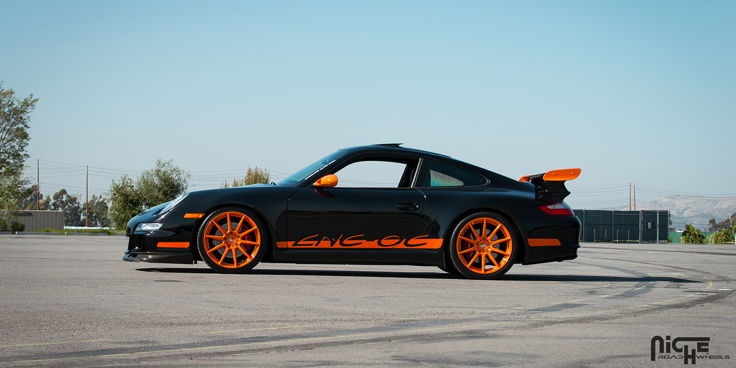 photo 2 Porsche 997 GT3 custom wheels Niche Essen - M146 19x8.5, ET , tire size 245/35 R19. 19x10.0 ET 305/30 R19