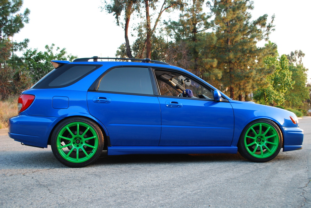 photo 1 Subaru Impreza WRX custom wheels Rota G-Force 18x9.0, ET +35, tire size 235/40 R18. x ET