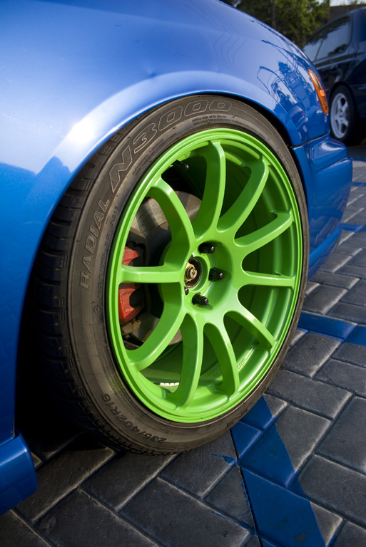 photo 11 Subaru Impreza WRX custom wheels Rota G-Force 18x9.0, ET +35, tire size 235/40 R18. x ET