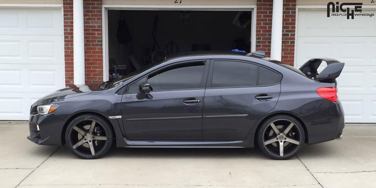 photo 3 Subaru WRX custom wheels Niche Milan - M134 19x9.5, ET , tire size X R19. x ET