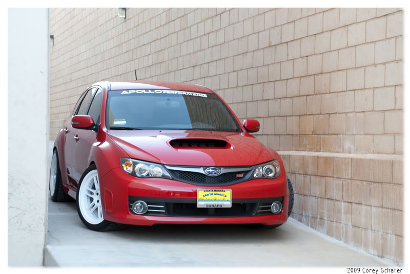 photo 8 Subaru Impreza WRX STi custom wheels Enkei RPF1 18x10.0, ET +35, tire size 265/35 R18. 18x10.0 ET+38 