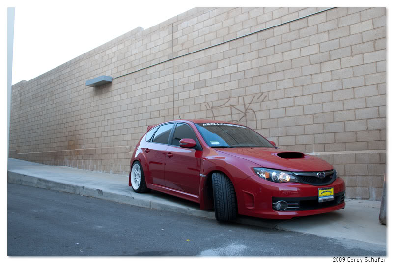 photo 12 Subaru Impreza WRX STi custom wheels Enkei RPF1 18x10.0, ET +35, tire size 265/35 R18. 18x10.0 ET+38 