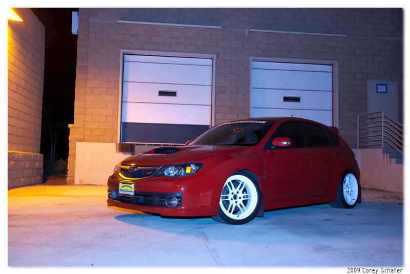 photo 14 Subaru Impreza WRX STi custom wheels Enkei RPF1 18x10.0, ET +35, tire size 265/35 R18. 18x10.0 ET+38 