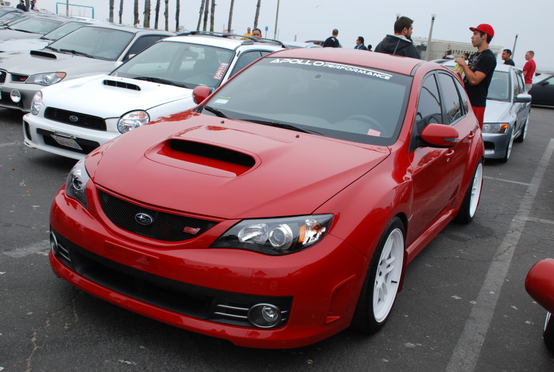 photo 16 Subaru Impreza WRX STi custom wheels Enkei RPF1 18x10.0, ET +35, tire size 265/35 R18. 18x10.0 ET+38 