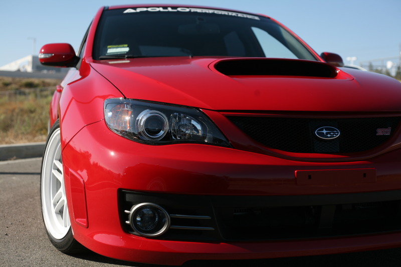 photo 17 Subaru Impreza WRX STi custom wheels Enkei RPF1 18x10.0, ET +35, tire size 265/35 R18. 18x10.0 ET+38 
