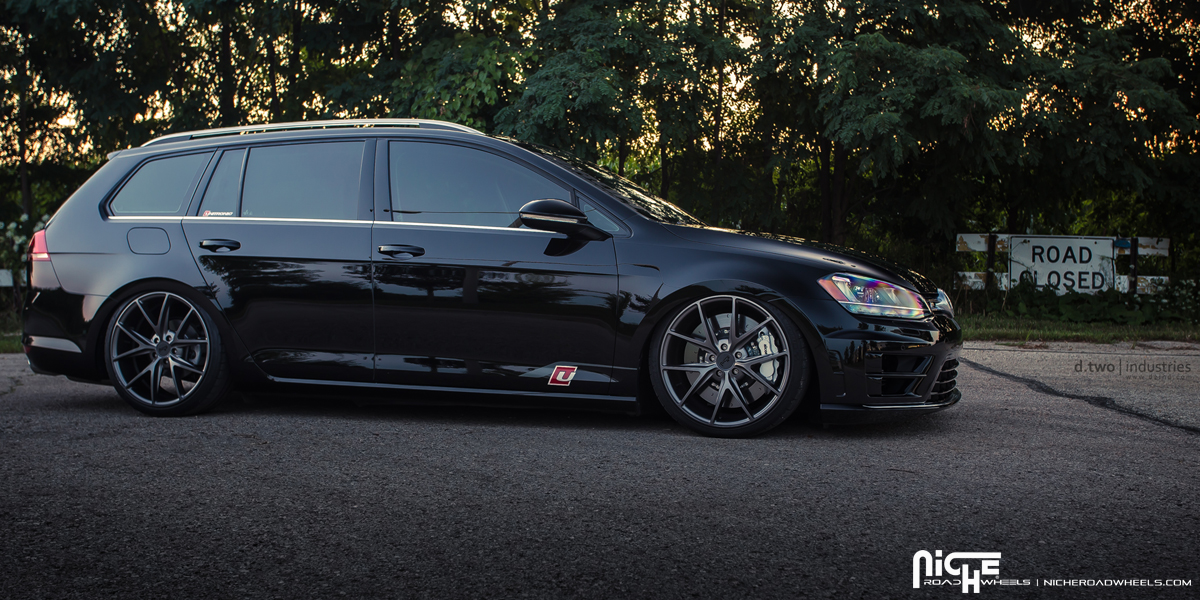 photo 2 Volkswagen Golf SportWagen custom wheels Niche Misano - M116 19x, ET , tire size 225/35 R19. x ET 