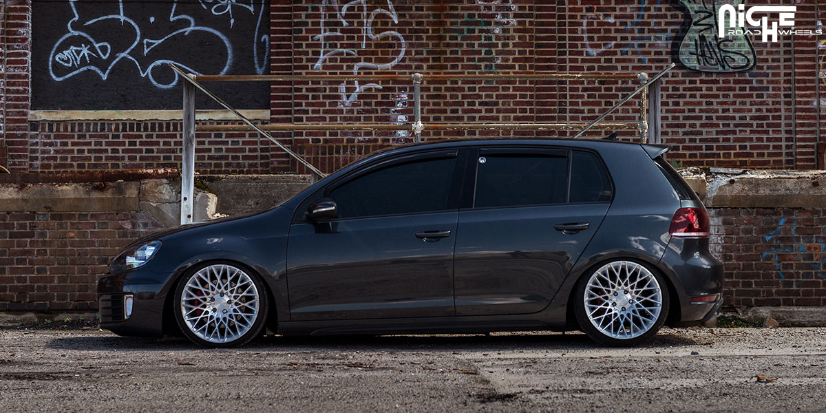 photo 3 Volkswagen GTI custom wheels Niche Citrine - M161 18x8.0, ET +42, tire size 215/35 R18. 18x9.5 ET+45 225/35 R18