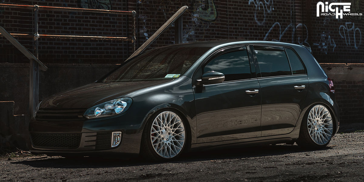 photo 4 Volkswagen GTI custom wheels Niche Citrine - M161 18x8.0, ET +42, tire size 215/35 R18. 18x9.5 ET+45 225/35 R18