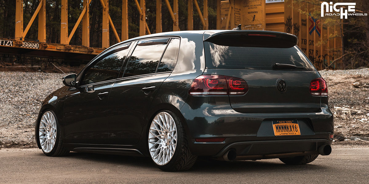 photo 2 Volkswagen GTI custom wheels Niche Citrine - M161 18x8.0, ET +42, tire size 215/35 R18. 18x9.5 ET+45 225/35 R18
