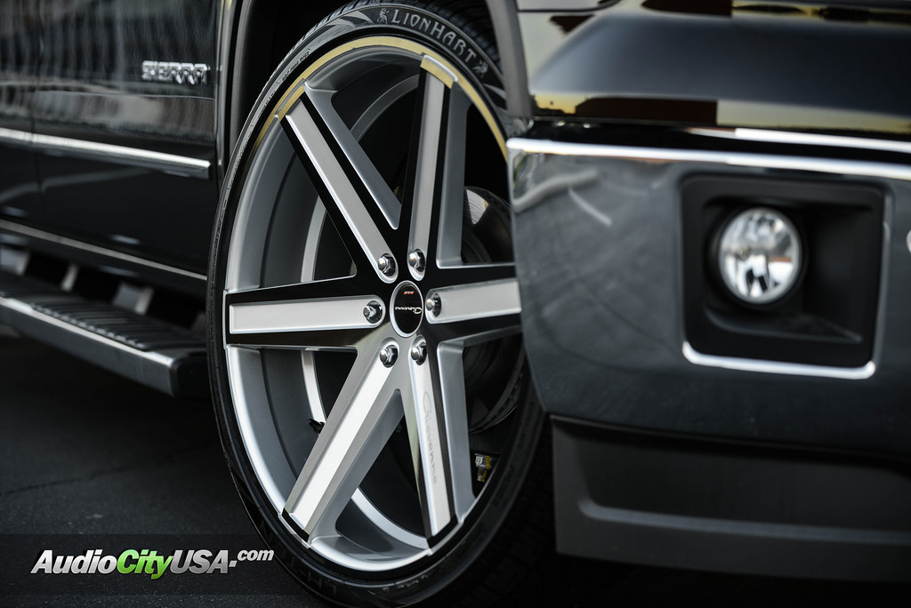 photo 3 GMC Sierra 1500 custom wheels Giovanna Dramuno 6 26x10.0, ET , tire size 295/30 R26. x ET 