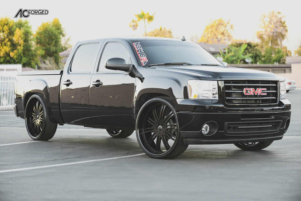 photo 3 GMC Sierra 1500 custom wheels AC Split 10 28x10.0, ET , tire size 295/25 R28. x ET 