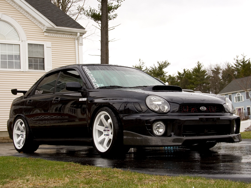 photo 4 Subaru Impreza WRX custom wheels Rota Grid 18x9.5, ET +38, tire size 255/35 R18. x ET