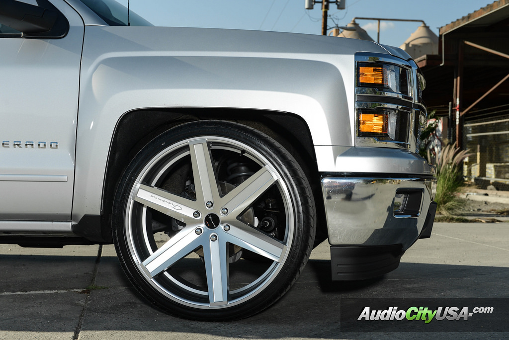 photo 4 Chevrolet Silverado 1500 custom wheels Giovanna Dramuno 6 26x10.0, ET , tire size 295/30 R26. x ET