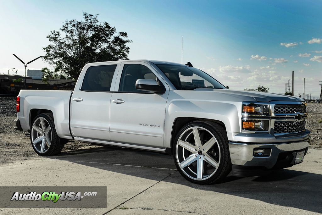 photo 5 Chevrolet Silverado 1500 custom wheels Giovanna Dramuno 6 26x10.0, ET , tire size 295/30 R26. x ET