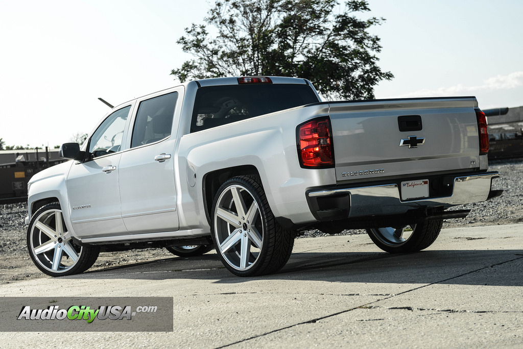 photo 7 Chevrolet Silverado 1500 custom wheels Giovanna Dramuno 6 26x10.0, ET , tire size 295/30 R26. x ET