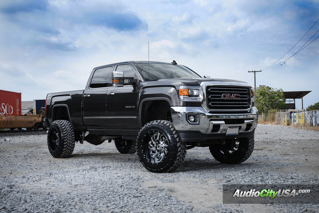 photo 5 GMC Sierra 1500 custom wheels Fuel Cleaver 22x14.0, ET , tire size 345/55 R22. x ET 