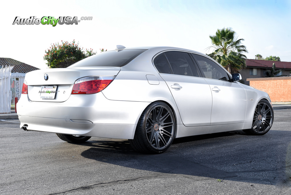 photo 2 BMW 530 custom wheels Blaque Diamond BD 2 20x9.0, ET , tire size 245/35 R20. 20x10.5 ET 275/30 R20