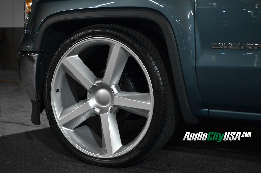 photo 1 GMC Sierra 1500 custom wheels LTZ Replica 26x10.0, ET , tire size 305/30 R26. x ET 