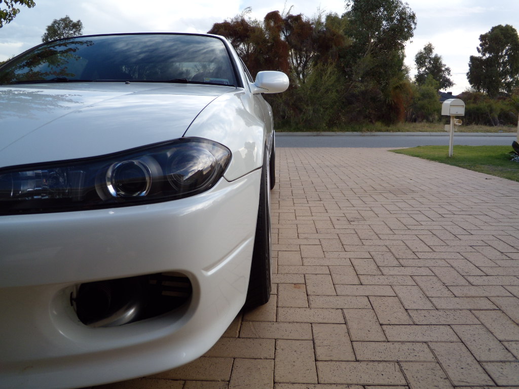 photo 2 Nissan S15 custom wheels Volk Racing GramLights 57F Pro 18x9.0, ET +24, tire size 225/40 R18. 18x10.0 ET+34 235/40 R18