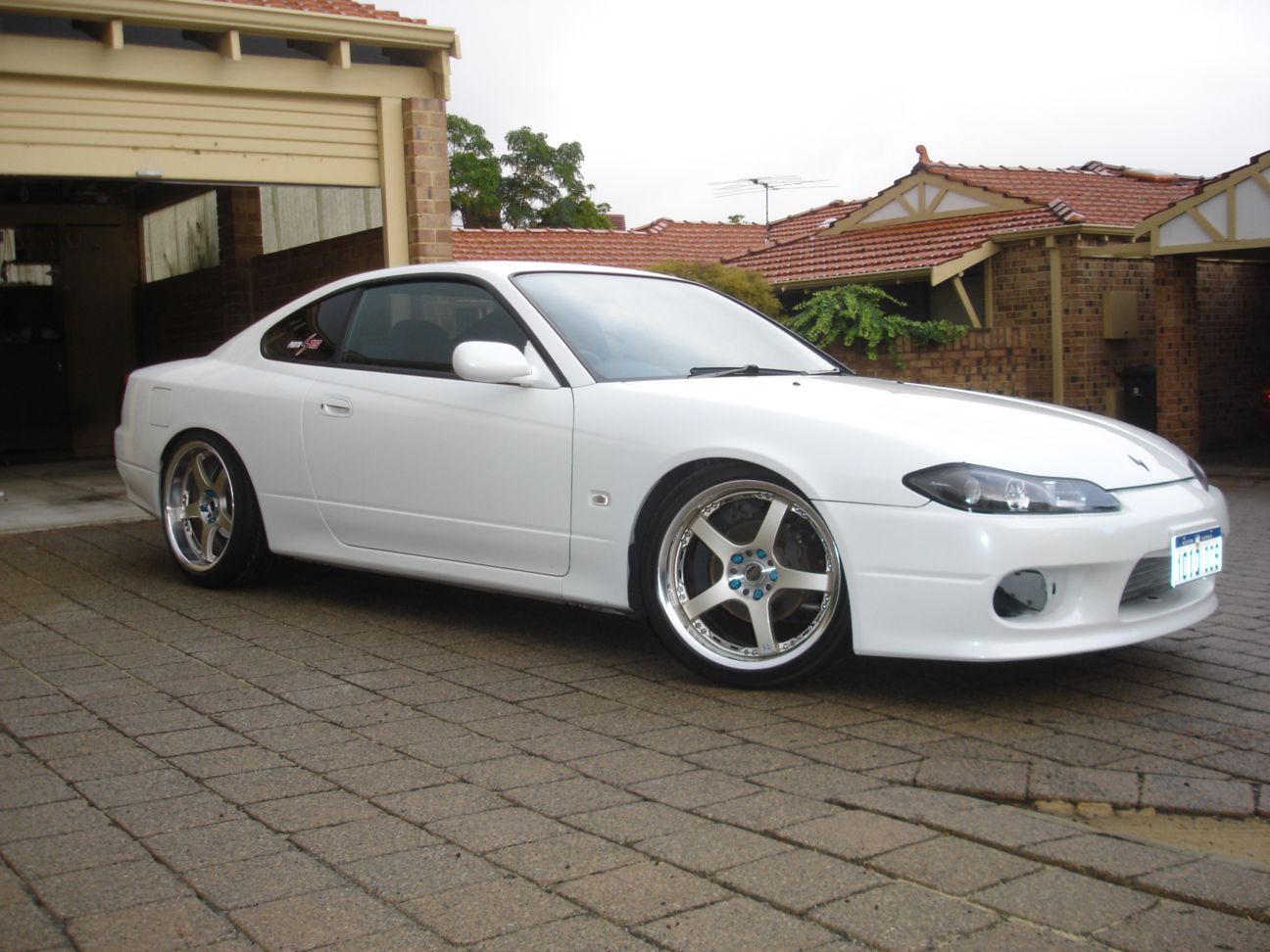 photo 4 Nissan S15 custom wheels Volk Racing GramLights 57F Pro 18x9.0, ET +24, tire size 225/40 R18. 18x10.0 ET+34 235/40 R18