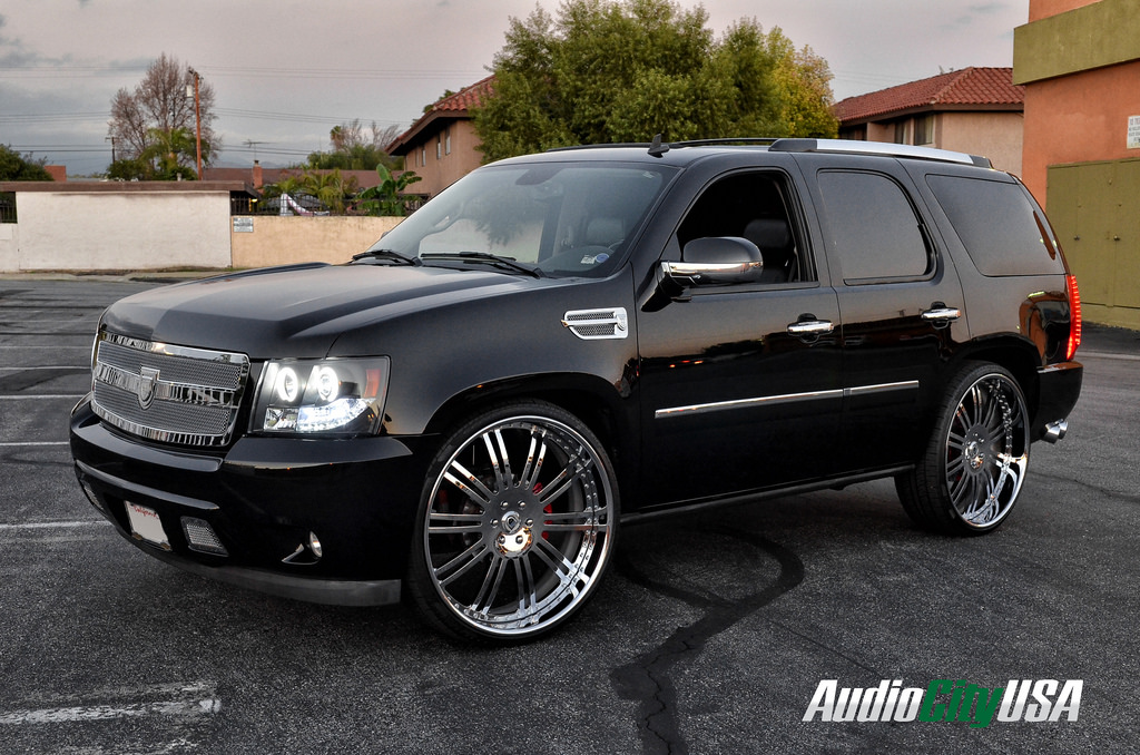 photo 3 Chevrolet Tahoe custom wheels Asanti AF 128 28x, ET , tire size 295/25 R28. x ET 