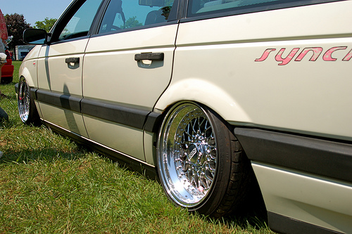 photo 11 Volkswagen Passat custom wheels BBS RS 15x8.5, ET +11, tire size 195/45 R15. x ET
