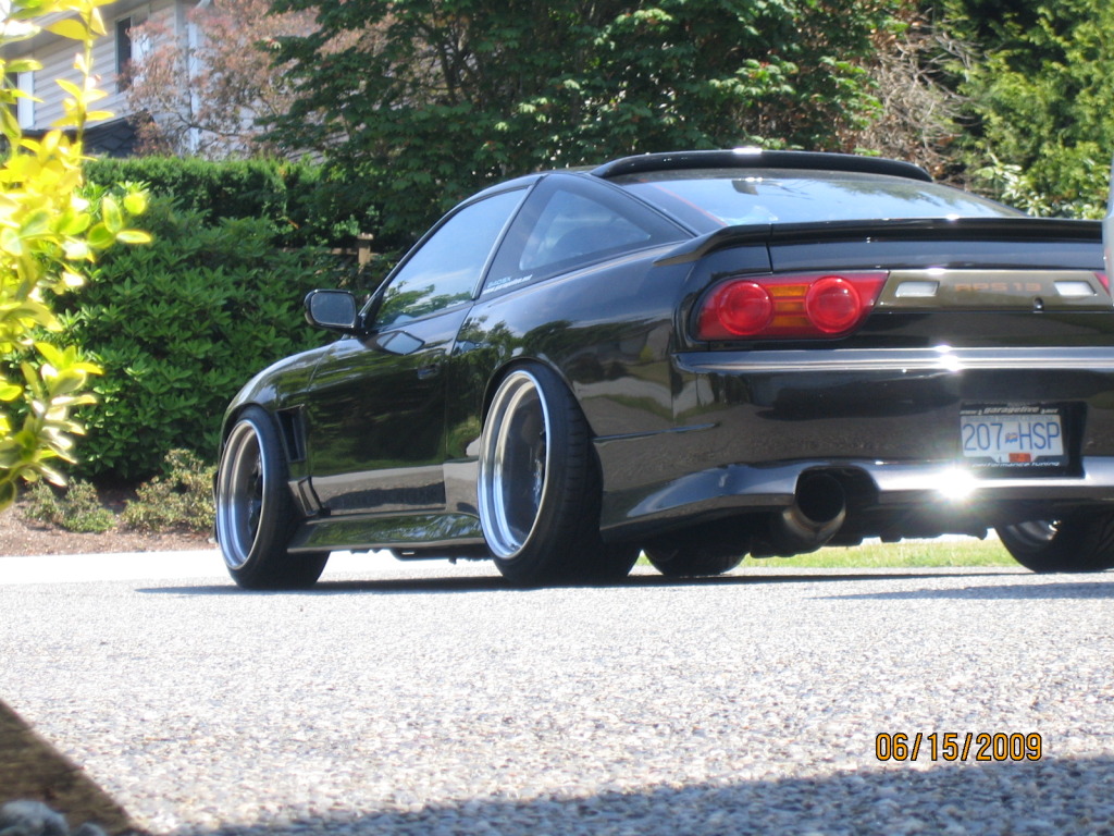photo 1 Nissan S13 custom wheels Work Meister S1 3pc 18x9.5, ET -3, tire size 225/40 R18. 18x11.5 ET-22 275/35 R18
