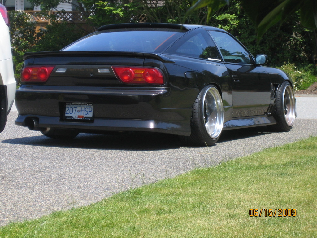 photo 3 Nissan S13 custom wheels Work Meister S1 3pc 18x9.5, ET -3, tire size 225/40 R18. 18x11.5 ET-22 275/35 R18