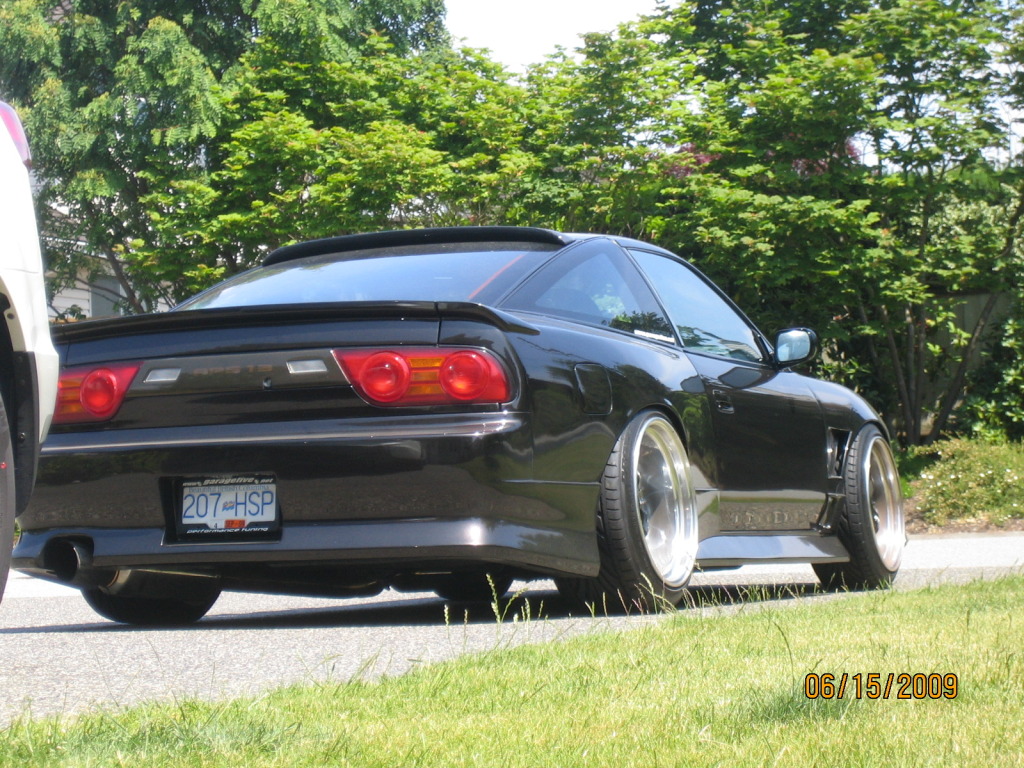 photo 4 Nissan S13 custom wheels Work Meister S1 3pc 18x9.5, ET -3, tire size 225/40 R18. 18x11.5 ET-22 275/35 R18