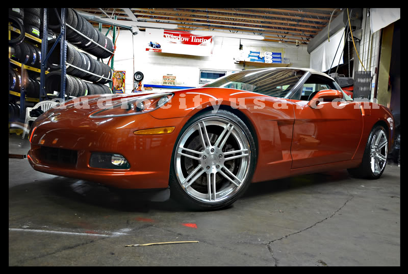photo 1 Chevrolet Corvette custom wheels Rennen R7 20x9.0, ET , tire size X R20. 21x11.0 ET 