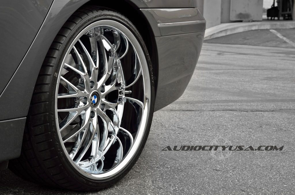 photo 1 BMW 745 custom wheels MRR GT 1 22x9.0, ET , tire size 265/30 R22. 22x10.0 ET 295/25 R22