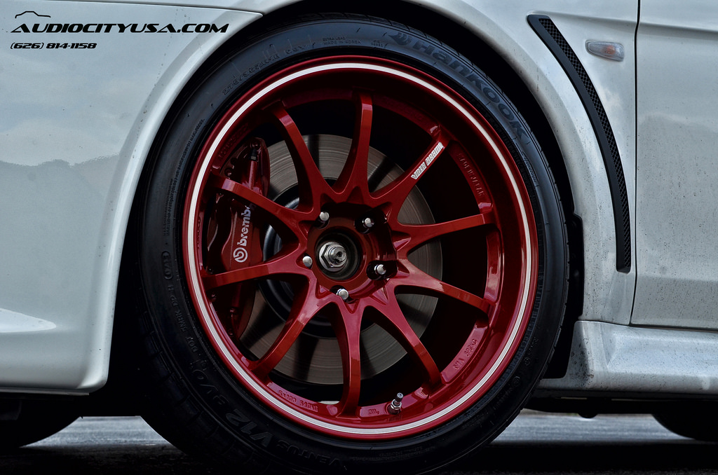 photo 3 Mitsubishi Lancer Evolution custom wheels Volk Racing CE28RT 18x10.5, ET , tire size 275/35 R18. x ET 