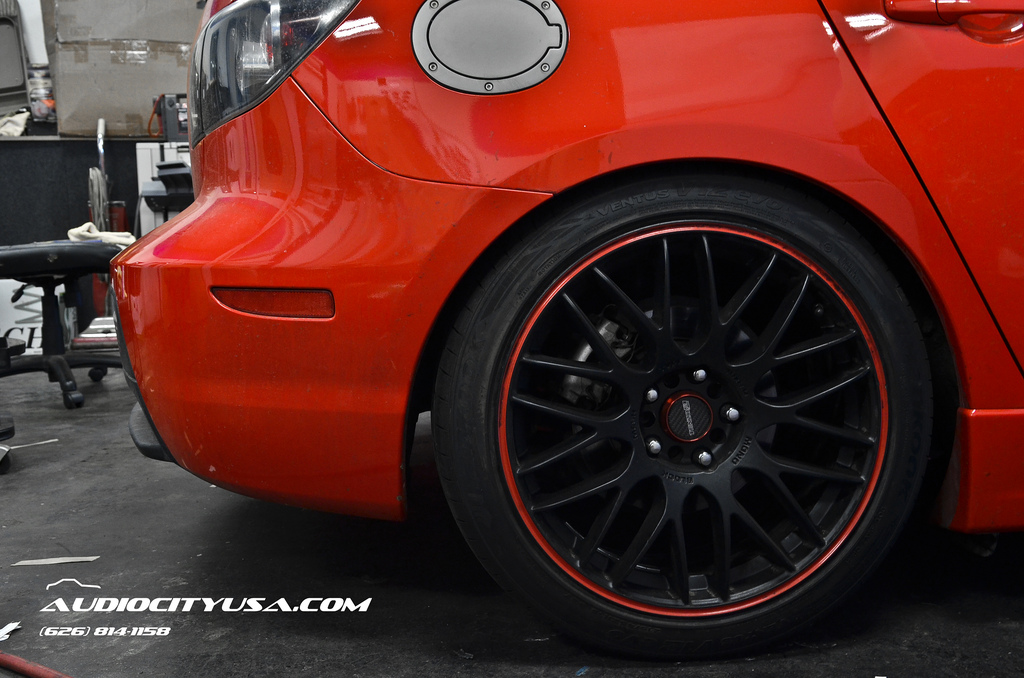 photo 1 Mazda MAZDASPEED3 custom wheels Tenzo Type M 18x8.0, ET , tire size 215/45 R18. x ET 